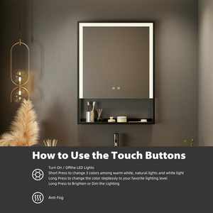 Fabricants <span class=keywords><strong>Rangement</strong></span> mural noir en continu Dimmable anti-buée éclairé Frontlit personnalisé Fer <span class=keywords><strong>Miroir</strong></span> <span class=keywords><strong>de</strong></span> <span class=keywords><strong>salle</strong></span> <span class=keywords><strong>de</strong></span> <span class=keywords><strong>bain</strong></span> led <span class=keywords><strong>avec</strong></span> étagère - Product Image 5