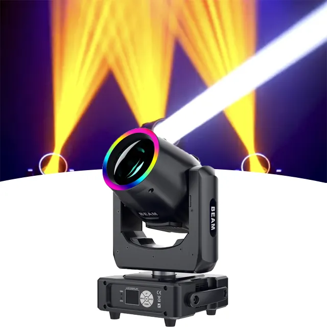 AOPU Mini 230w Beam Moving Head Light Ausrüstung Profession elle Bühnen lichter für Hochzeit Dj Disco