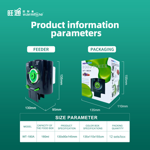 Tự động cho cá hồ cá thời gian thông minh hẹn giờ thông minh có thể điều chỉnh treo tường kín chống ẩm <span class=keywords><strong>Feeder</strong></span> làm bằng nhựa bền - Product Image 6