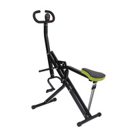 Vente directe usine : Appareil de fitness mécanique équestre en métal pour la maison, double fonction, cordes de résistance combinées, simule