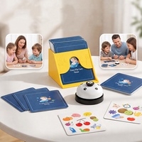 Jeu de cartes flash interactif pour fête en famille, jeu de cartes à retourner amusant, jeu de société pour enfants, cartes flash pour tout-petits, vente chaude