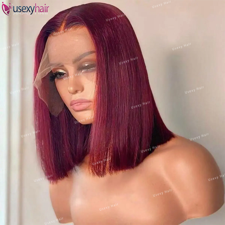 Perruque Bob 99J couleur bordeaux