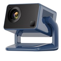 Projecteur Électrique Domestique Ultra HD 200 Pouces Android 1000 Lumens pour Projection Murale Chambre, Salon, Hôtel, Gîte, Grand Format