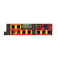 Parc de trampolines commercial personnalisé de petite taille avec mur de jeu interactif, fosse à balles et zone de jeux multi-activités pour centre commercial et centre de jeux