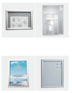 Mở loại hợp kim nhôm khung Áp phích tùy chỉnh A3 hình ảnh A4 khung ảnh thang máy quảng cáo giấy phép kinh doanh hộp Đèn - Product Image 5