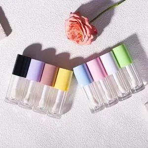 6ml big colorful lip gloss tubes cosmetic containers empty lip gloss tubes