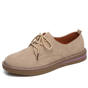 <span class=keywords><strong>Mocassini</strong></span> traspiranti da <span class=keywords><strong>donna</strong></span> in vera pelle di vacchetta primavera in Sole piatta antiscivolo scarpe Casual comode per gli studenti in pelle scamosciata - Product Image 6