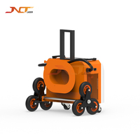 Machine de nettoyage laser à fibre pulsée 500W, robuste, avec roues tout-terrain, 13 modes de nettoyage intelligents, pour surfaces courbes, soudures et bois