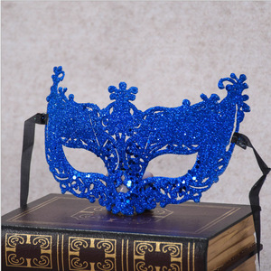 Modische Make-up Sexy Venezianische Kostüme Party Plastik Venezianische Maske mit Diamanten für Party Club - Product Image 6
