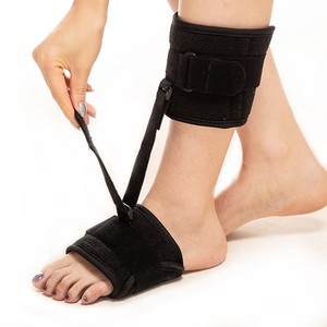 Yiheng Foot Correction Belt Adjustable <b>Ankle</b> <b>Support</b> <b>Brace</b> One Size Black For Foot Drop Recovery - Product Image 2