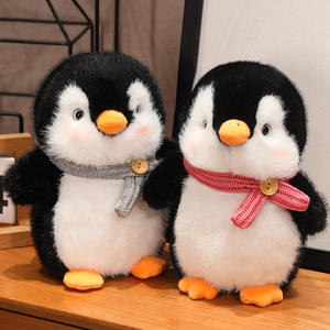 Peluche <span class=keywords><strong>pingouin</strong></span> personnalisée, jouet en peluche doux, matériau sûr de haute qualité, <span class=keywords><strong>doudou</strong></span> pour enfants, cadeau d'anniversaire, anti-stress, lavable - Product Image 2