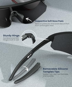Sport <b>Sunglasses</b> Ergonomic <b>Polarized</b> Anti-fog Lenses Driving Riding Glasses UV400 Protection <b>Mens</b> Cycling Running Eyewear Custom - Product Image 5