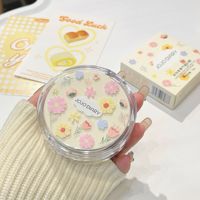 Krim BB Cushion Tahan Air Tahan Lama Melembapkan dan Menyamarkan Noda 13g Foundation Padat Aroma Bunga untuk Semua Jenis Kulit