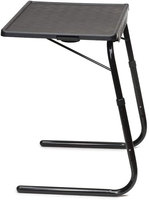 Plateau Tv portable pliable en aluminium, support de Table, avec 6 réglage de la hauteur et 3 angles, pour téléviseur, support de Table d'ordinateur et d'ordinateur