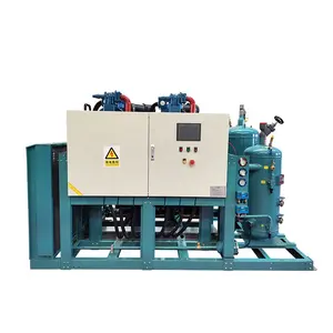 Good Quality Cold Store Equipment Semi-hermetic Parallel Screw Refrigeration Compressor Unit