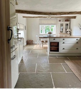 Carreaux de <span class=keywords><strong>calcaire</strong></span> gris dégringolé motif en zigzag pour revêtement de sol extérieur et intérieur - Product Image 6