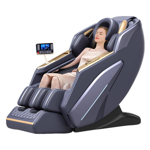 Fauteuil de massage musical de luxe C101 à gravité zéro avec <span class=keywords><strong>cuir</strong></span> PU, compresseur d'air, design pliable, chauffage portable à commande au pied - Product Image 3