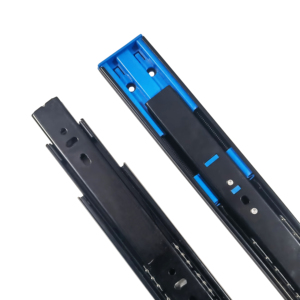 Riel deslizante de <span class=keywords><strong>cierre</strong></span> <span class=keywords><strong>lento</strong></span> de montaje lateral, resistente al desgaste y al óxido, estilo moderno, para cajones y armarios. - Product Image 2