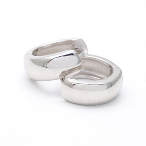 Fine Jewelry Statement <strong>Small</strong> Chunky Earring Embrace <strong>Hoop</strong> for Women 925 Sterling <strong>Silver</strong> Earrings - Product Image 3