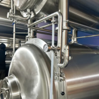 Cuve à bière horizontale en acier inoxydable 10BBL, design empilable pour brasserie artisanale à espace limité, conditionnement et stockage de la bière