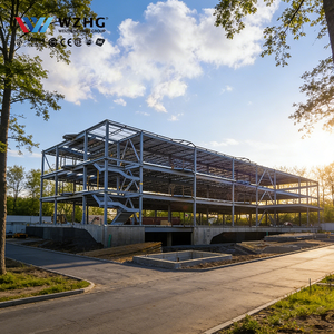 Structure de stationnement en acier toutes saisons, bâtiment de parking résistant aux intempéries pour conditions extrêmes, stable en termes de température, sans dégradations - Product Image 1