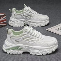 Baskets décontractées pour hommes style coréen 2026, nouvelle collection été, à lacets, en maille, semelle épaisse, type Dad Shoes
