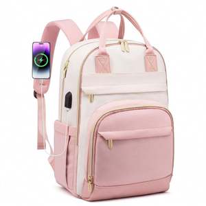 Mochila Oxford para ordenador portátil de gran capacidad para mujer 2024, diseño de moda transfronterizo para viajes informales, uso escolar universitario con cremallera - Product Image 2