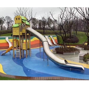 Chất Lượng Hàng Đầu Mầm Non Trẻ Em Thương Mại Vui Chơi Giải Trí Công Viên Nước Hồ Bơi Thép Không Gỉ Trượt - Product Image 6