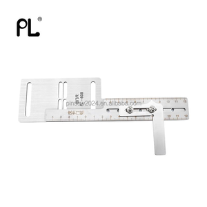सटीक ब्यूटोहोल स्थिति के लिए पिनसीम नया समायोज्य ब्यूटोहोल गेज-सिलाई शासक - Product Image 1
