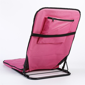 Tapis de plage de chaise de sol de prière de terre arabe avec support de dossier réglable - Product Image 3