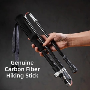 Bastones de Trekking Plegables Ligeros de Fibra de Carbono T700 con Mango de EVA para Senderismo, Trekking y Viajes - Product Image 3