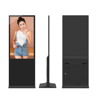 Kiosco Publicitario Vertical de 49 Pulgadas para Interiores, con Pantalla LCD Android en Modo Retrato, Reproductor de Anuncios, con Certificación CE