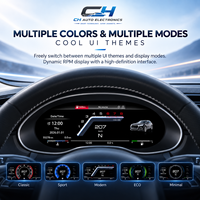 Pour Audi Q2 A3 TT A4L A6L A7 Q5 10.9/12.3'' Écran LCD numérique du tableau de bord, mise à niveau du tableau de bord avec CarPlay et Android Auto