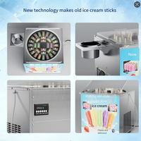 2-pack roestvrijstalen ijslollymachine, enkelvoudige productie van fruit-ijslollies, kan 40 stuks produceren