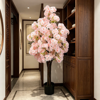 Realistische Künstliche Blumen für Innenräume Hochzeitsdekoration Künstlicher Kirschblütenbaum Dekorationen für Zuhause Büro Hotel Restaurant