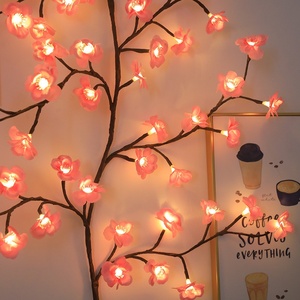 New Cross <span class=keywords><strong>Border</strong></span> IP65 <span class=keywords><strong>LED</strong></span> PVC chi nhánh ánh sáng giáng sinh Cherry Blossom Ambience nội thất trang trí Styling curvable từ xa - Product Image 3