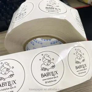 Adhesive Waterproof Product Labels Custom Company Logo Printed Stickers