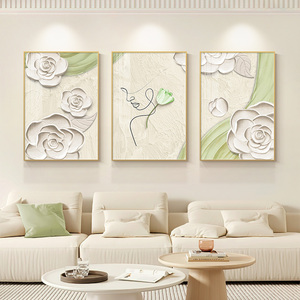 Pintura en lienzo de Arte Abstracto nórdico, arte mural, decoración del hogar, murales de paisaje de lujo, arte mural, sala de estar - Product Image 4