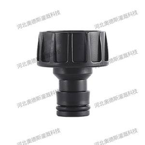 Acoplamiento de conexión rápida para tubería de agua de jardín, riego por goteo, plástico negro, junta roscada estándar estadounidense - Product Image 3