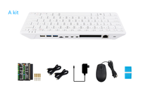 Ordinateur personnel Raspberry Pi 500 avec clavier, hôte séparé, 4 cœurs, Wi-Fi, double affichage 4K (américain) 32 Go