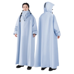 Imperméable individuel pour adultes, style poncho long – Idéal pour la randonnée, le camping et le cyclisme sous la pluie - Product Image 1