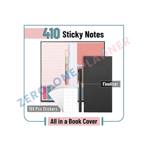 Tùy biến khuyến mãi không thấm nước Pastel màu sắc trong suốt Pet ghi chú dán miếng ngang dòng Kinh Thánh ghi chú Bộ - Product Image 2