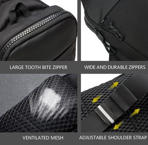 Borsa a tracolla DICHOS da <span class=keywords><strong>uomo</strong></span> <span class=keywords><strong>monospalla</strong></span> alla moda impermeabile Mini petto alla moda borsa sportiva da esterno borsa Messenger Mobile - Product Image 5