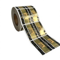 Stiker Label Produk Kesehatan Kustom Label Vinyl Perekat Botol Suplemen Makanan Foil Emas Tahan Minyak Holografik Kustom
