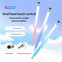Stylos à pointe tactile universels en métal DIHAO haute précision 2-en-1 avec pointe remplaçable pour tous les iPad, iPhone et tablettes
