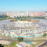 Estructura de Acero Prefabricada de Gran Calidad para la Construcción de Estadios, Precio Directo de Fábrica