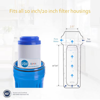 Cartouche de filtre à charbon actif granulaire catalytique pour éliminer le chloramine, GAC pour purificateur d'eau RO