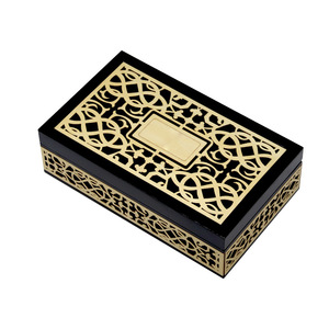 Scatola Regalo in Legno Intagliata Rettangolare Personalizzata per Tè, Stile Cinese, Scatola per Profumo Modello 01 Cina - Product Image 2