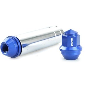 Écrous de roue antivol en alliage d'aluminium M12x1.5 35mm à extrémité pointue pour remplacement et réparation, finition brillante - Product Image 2