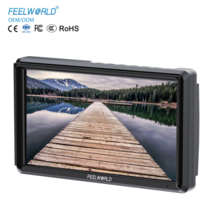 Monitor de Cámara FEELWORLD S55 de 6 Pulgadas IPS DSLR <span class=keywords><strong>con</strong></span> Resolución de 1920x1080 para Auriculares Estéreo, Precio Directo de Fábrica, Pedido al por Mayor - Product Image 1